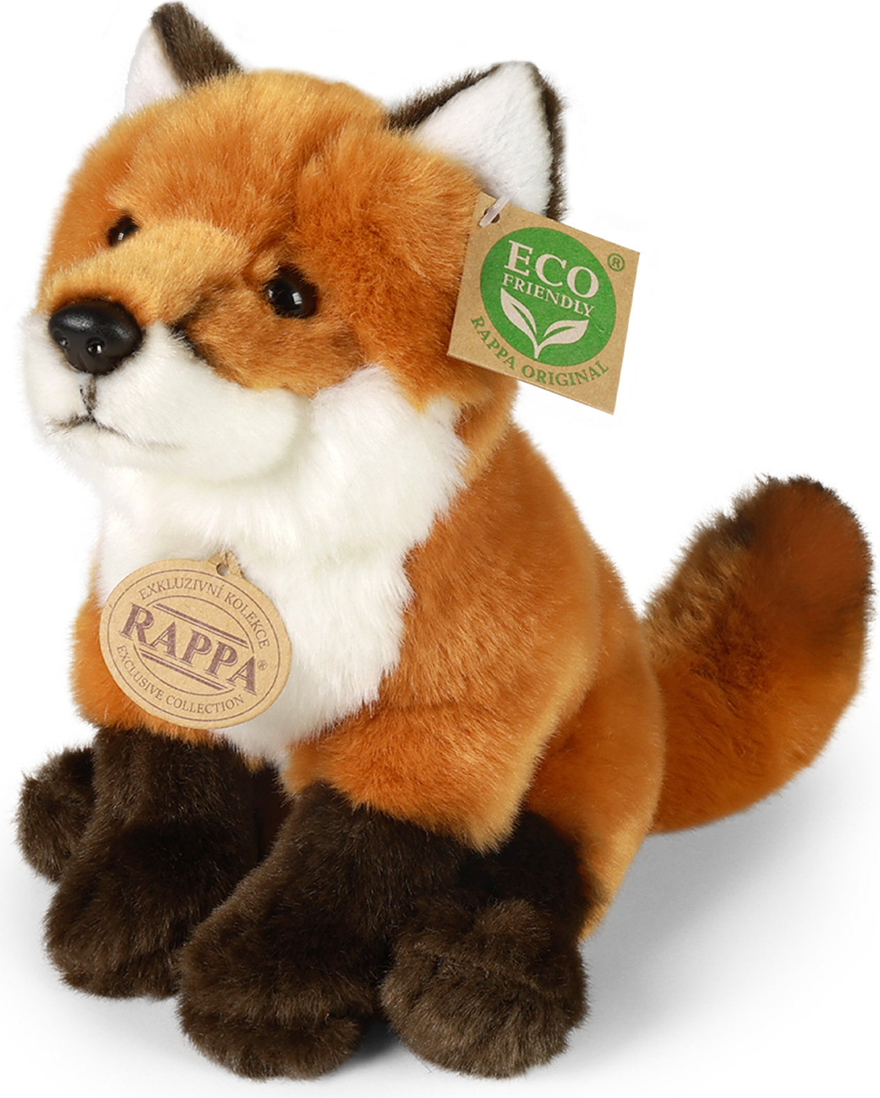 Rappa Plüschfuchs Kuscheltier eco-friendly 21 cm nachhaltiges Spielzeug RAP211278
