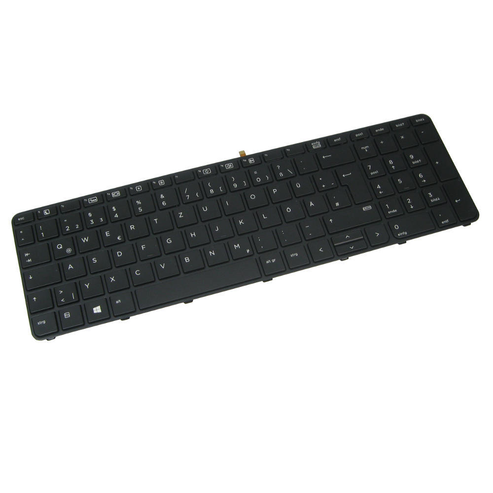 Deutsches Tastaturlayout Original Tastatur mit Hintergrundbeleuchtung Notebook Keyboard Austausch Deutsch QWERTZ für HP Probook SN7139 D-4124851000 V139502AK1 DA-727682-B31 727682-031 