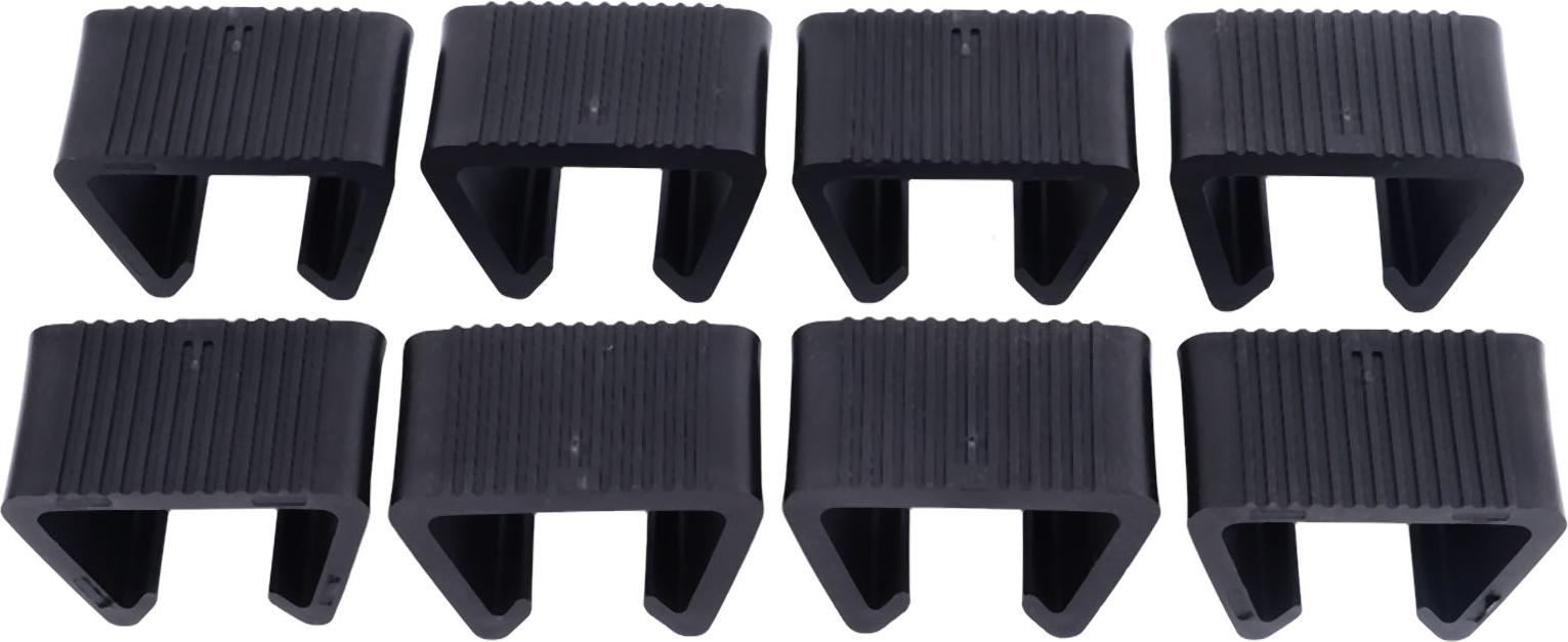 8 kusov klipov na vonkajší terasový nábytok, ratanové upevňovacie klipy, sekčný gaučový nábytok, drážka 5,25 cm/2,1 palca