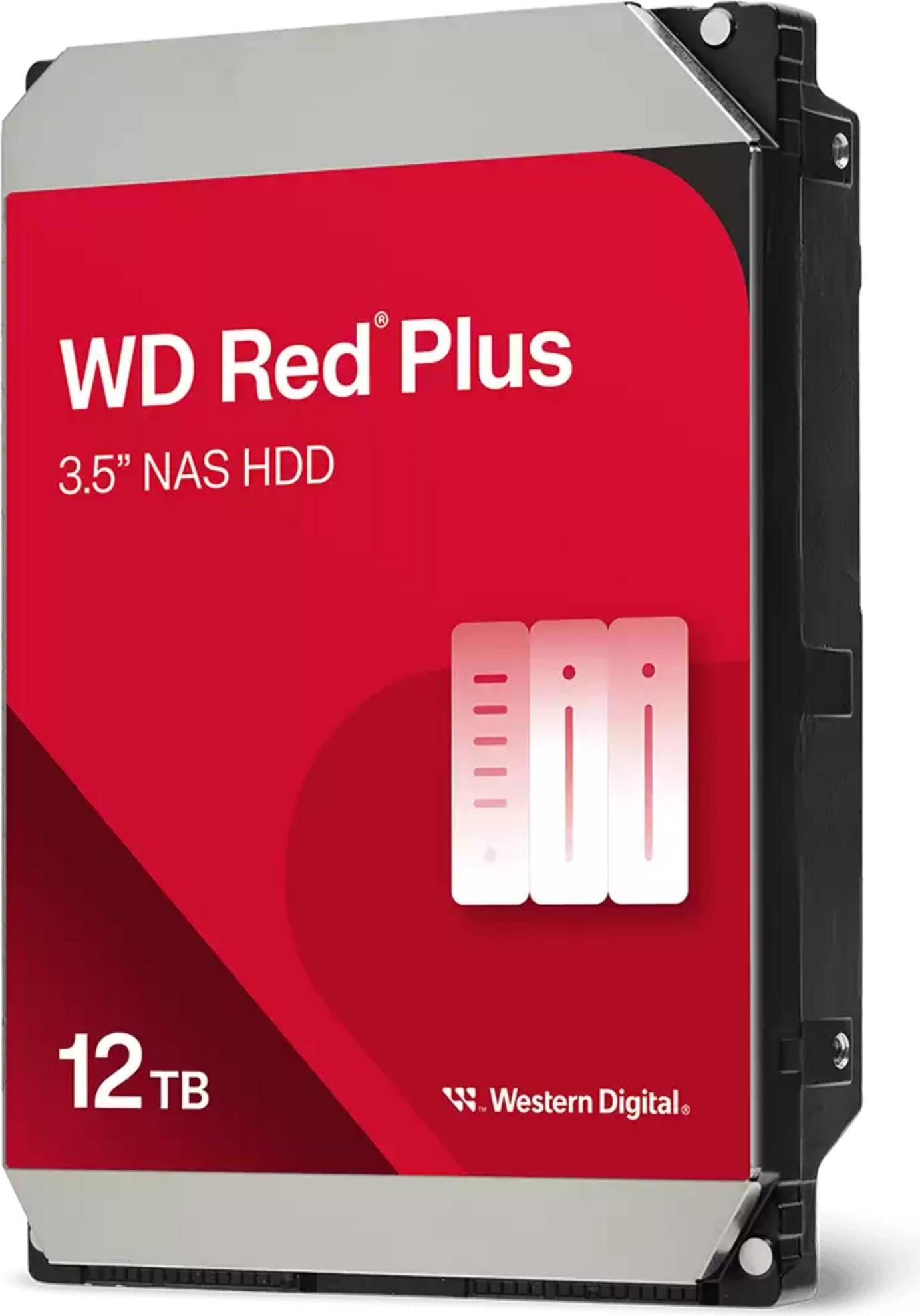 Western Digital Red Plus WD120EFGX 12TB NAS 7200rpm 260MB/s Fiabilidad 24/7