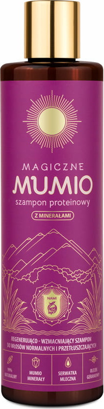 Biogo Magic Mumio Shampoo auf Basis von Milchmolke mit Mumio- und Geranienöl 280 ml NAMI NAM0177