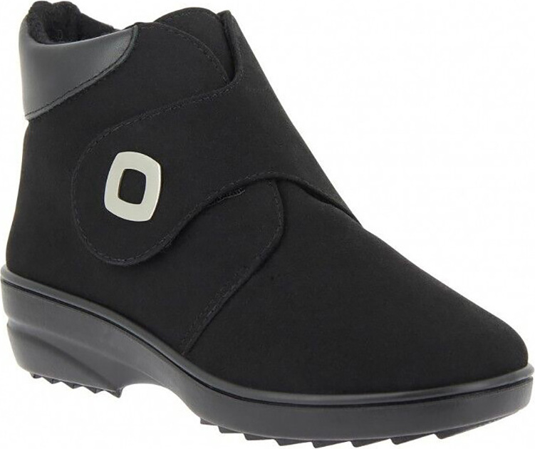 Stiefel Damen Varomed Microvel./Leder Caroline Schwarz (Größe 43) 50332-Gr43-60