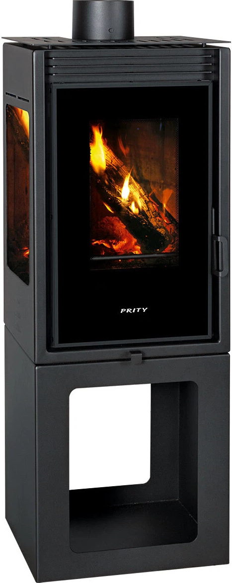 Prity PMV3-TV 11 kW Holzofen | 3 Sichtscheiben für perfektes Flammenbild