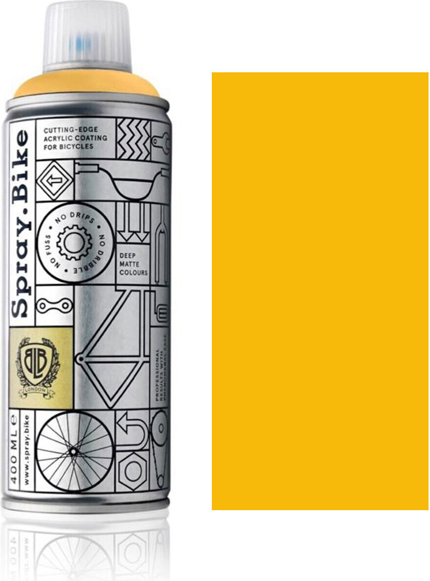 SPRAY.BIKE Fahrrad Lackspray Keine GRUNDIERUNG notwendig - Acryllack Spray 400 ml COSMOS-48104