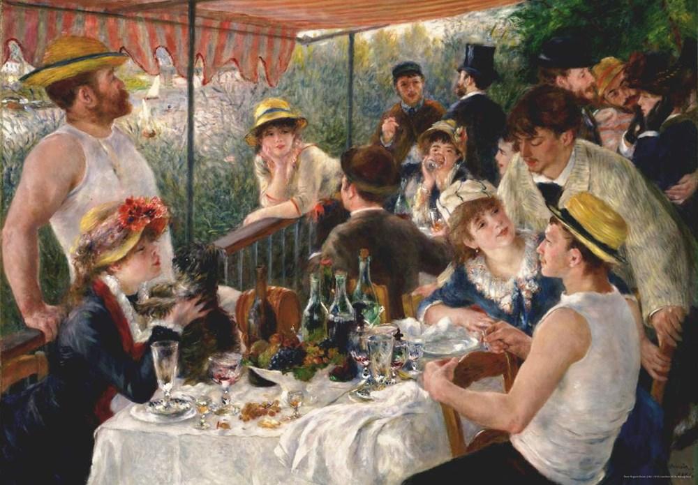 D-Toys Puzzle Kunst Renoir Das Frühstück der Ruderer 1000 Teile 87027