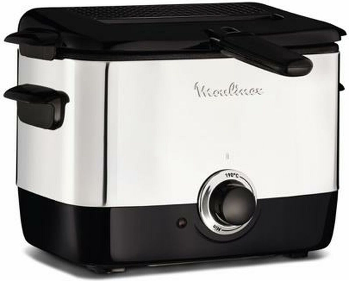 Fritéza Moulinex AF220010 strieborná farba 1000 W 1 l