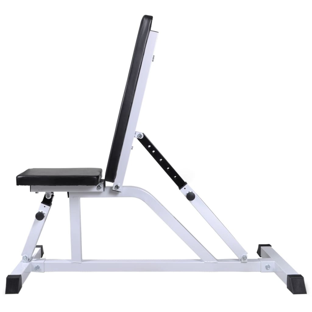 vidaXL Hantelbank mit Langhantel und Kurzhantel Set 30,5 kg 275350