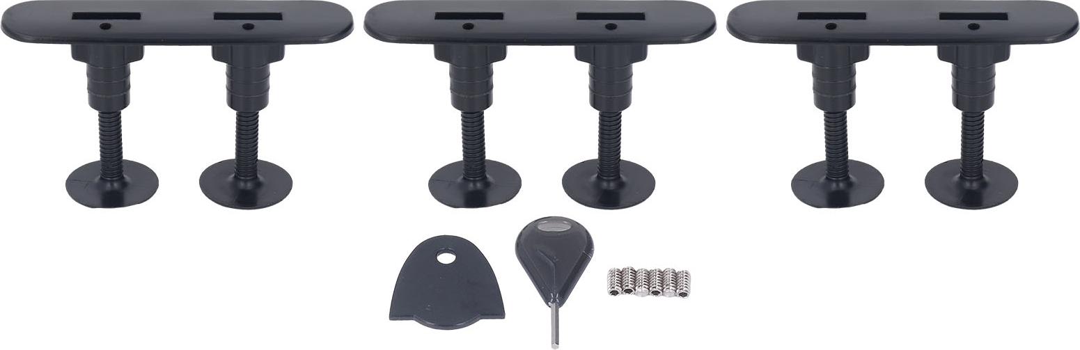 Gistuch Soft Surfboard Fin Set Compact Schockfestes stabiles Gleichgewicht umweltfreundliche PVC zum Surfen