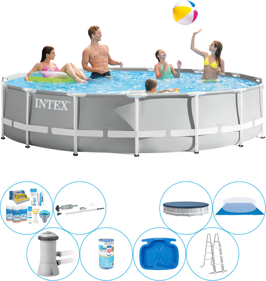 Bazén Super Deal - Intex Prism Frame Rund 457x107 cm