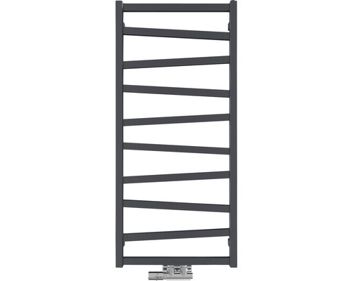 Kúpeľňový radiátor ZET 858x500 mm matný antracit