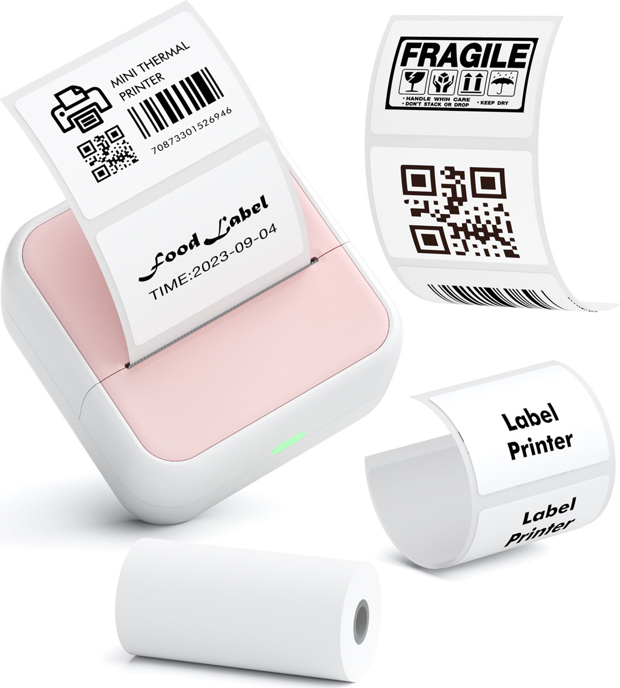 Weiß Thermopapier for T02 Mini Drucker - Kompatibel mit Memoking Weiß Thermopapier for T02 Mini Drucker - Kompatibel mit Memoking