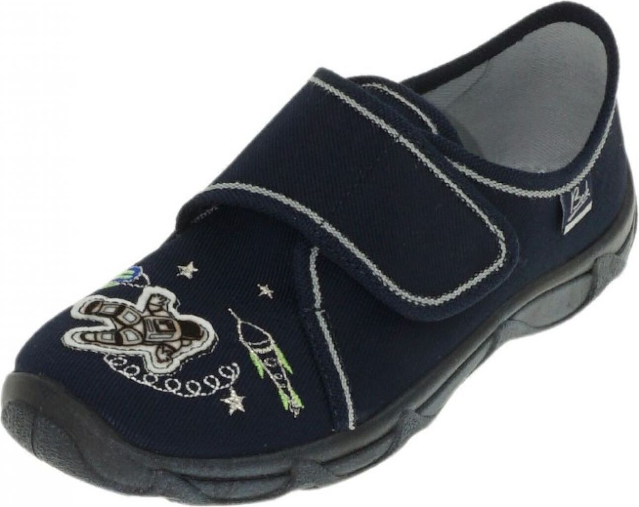 Beck Spaceman dunkelblau Jungen Hausschuh in Blau, Größe 25 3048