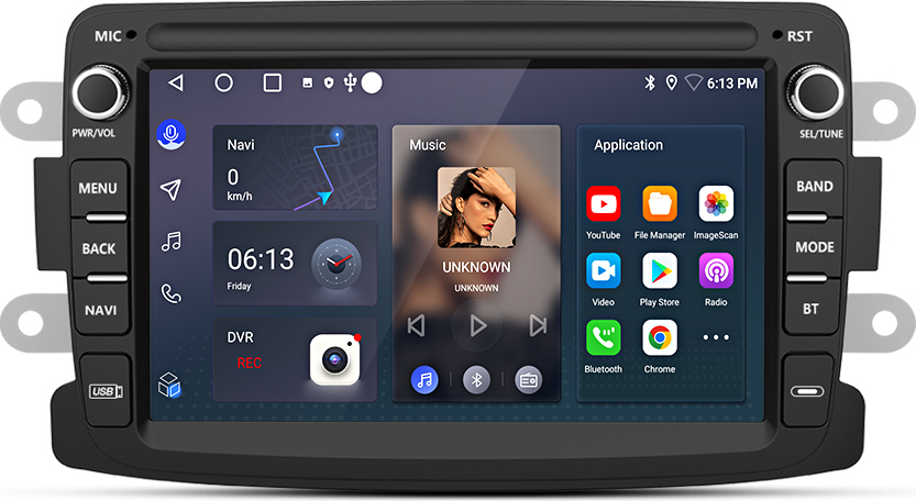 4G+64G] 8 Kern Android 13 Autoradio Für Renault Dacia Duster Logan
