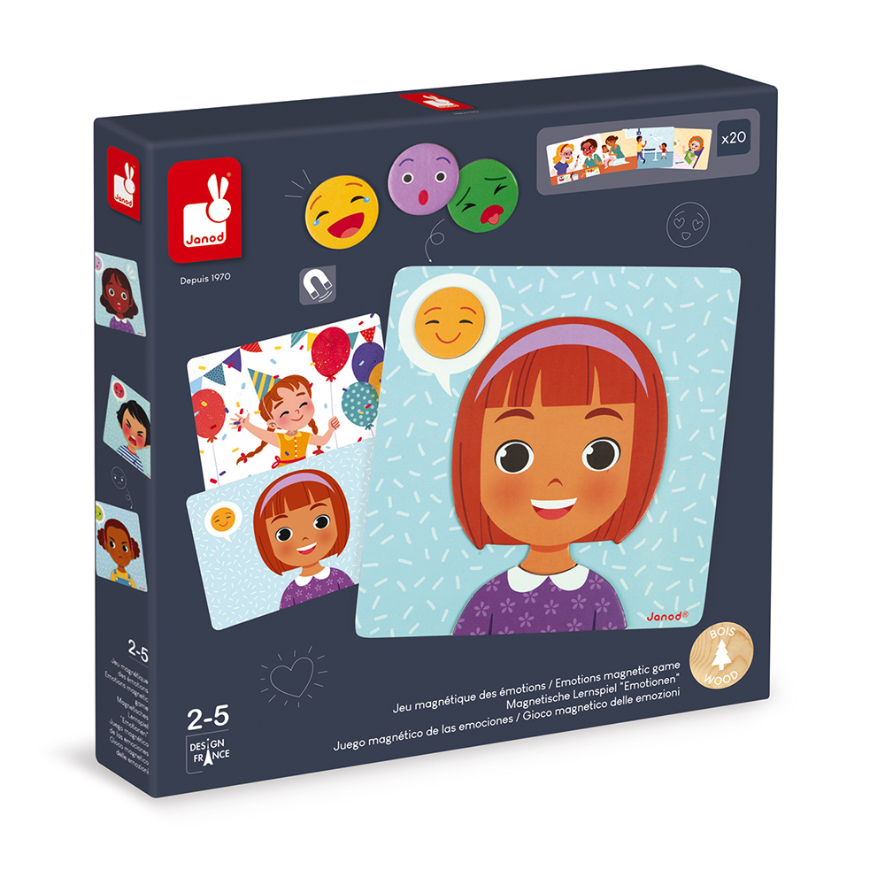 JANOD Emotionen und Gefühle mit Mustern 20 Stück J08038-UNIT