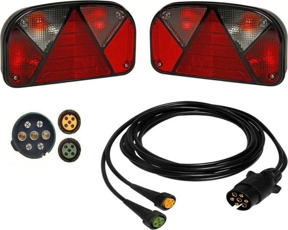 Accessoire Remorque Noir Aspöck Kit éclairage: Feux Droit Et