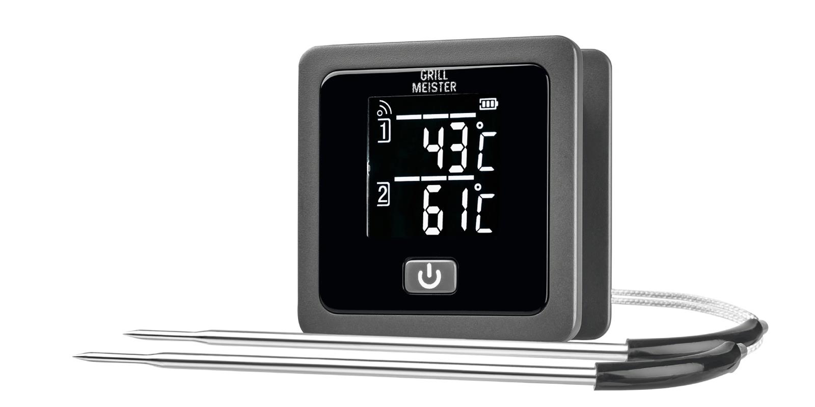 GRILLMEISTER funk-Grillthermometer 2.4 GTGT
