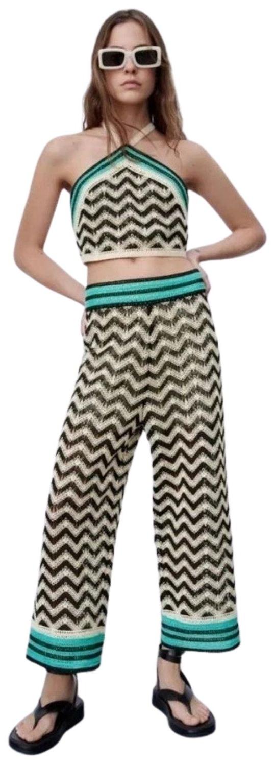 Zara Häkelhosen für Damen mit kürzerem Nohawk XS