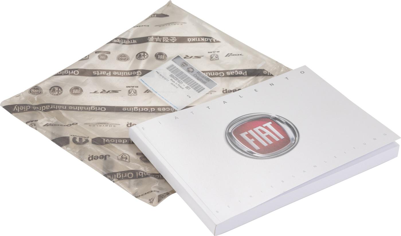 Betriebsanleitung Sprache Deutsch Fiat Talento ab Bj. 2016 60391631