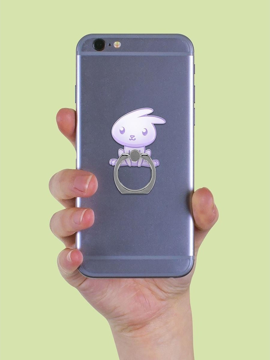 Grindstore Handyringhalterung Kawaii-Häschen GR710 (Einheitsgröße) (Weiß) UTGR710