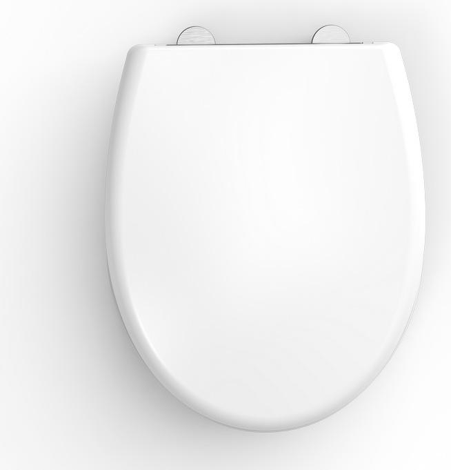 K & H Sanitary K&H Sanitary Duschwell Duroplast WC-Sitz - Weiß Easy N24_NEW-45115