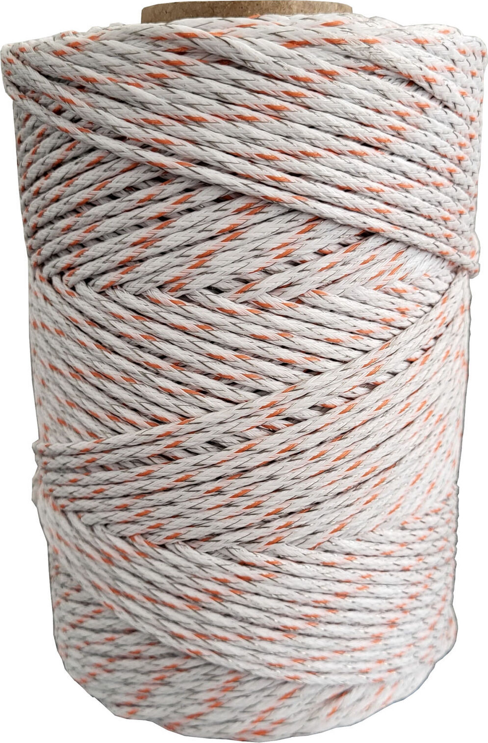 ZGM Weidezaunlitze Premium - weiß/orange - 200 m, 9 Leiter SK2110