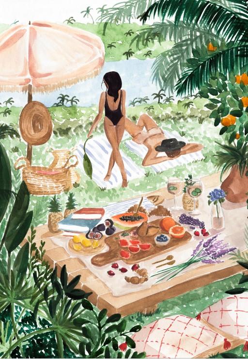 Pieces & Peace Puzzle Picknick in Südfrankreich 1000 Teile 00195