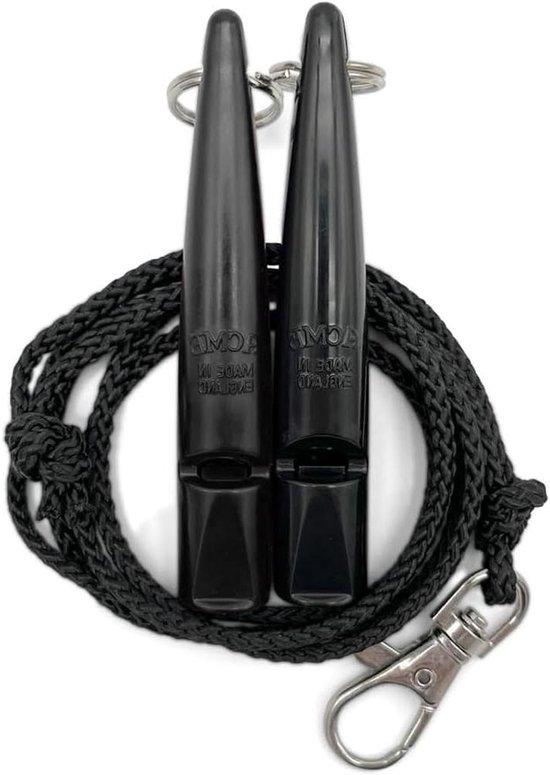 OEM Hundeblasrohr Nr. 2115 mit Blasrohrband | Doppelverpackung | 2 Blasrohre mit 2 Bändern | Ideal für das Rückgeben - laut und weitreichend (schwarz + schwarz) 2026