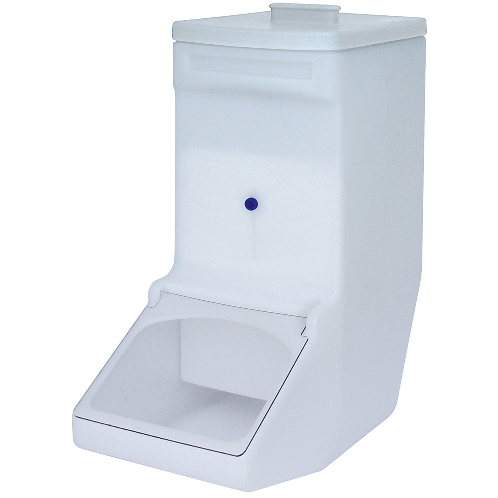 Zutatenspender, 61 Liter, LxBxH 615 x 275 x 675 mm, weiß, PE-MD