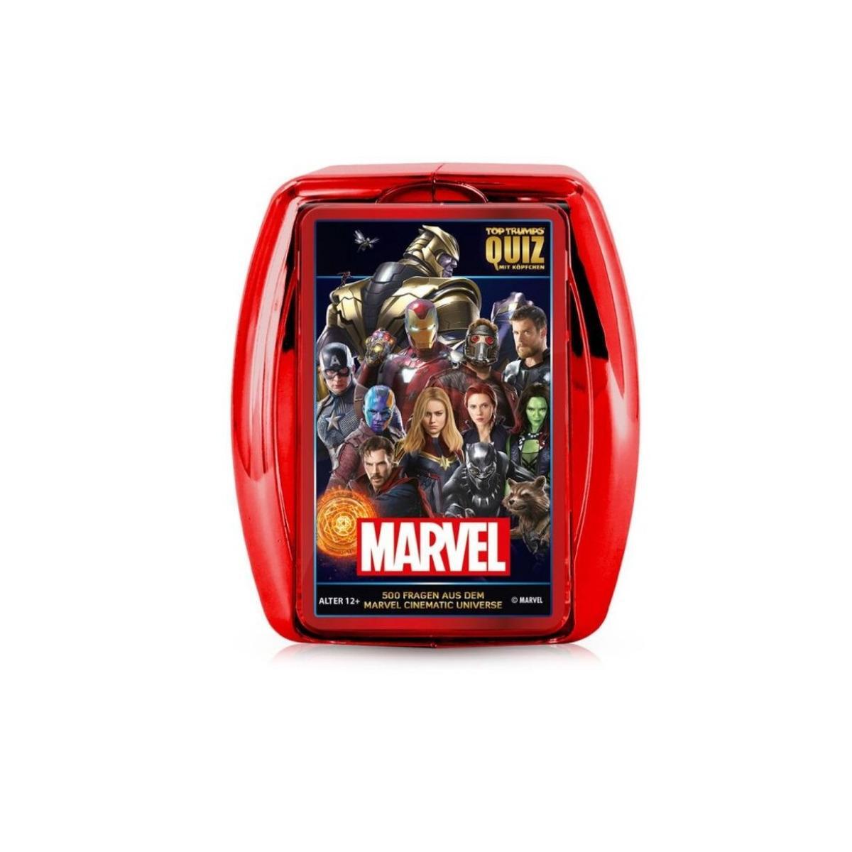 Winning Moves Top Trumps Quiz Marvel Cinematic Universe Ratespiel Wissensspiel Fragespiel Gesellschaftsspiel 63742