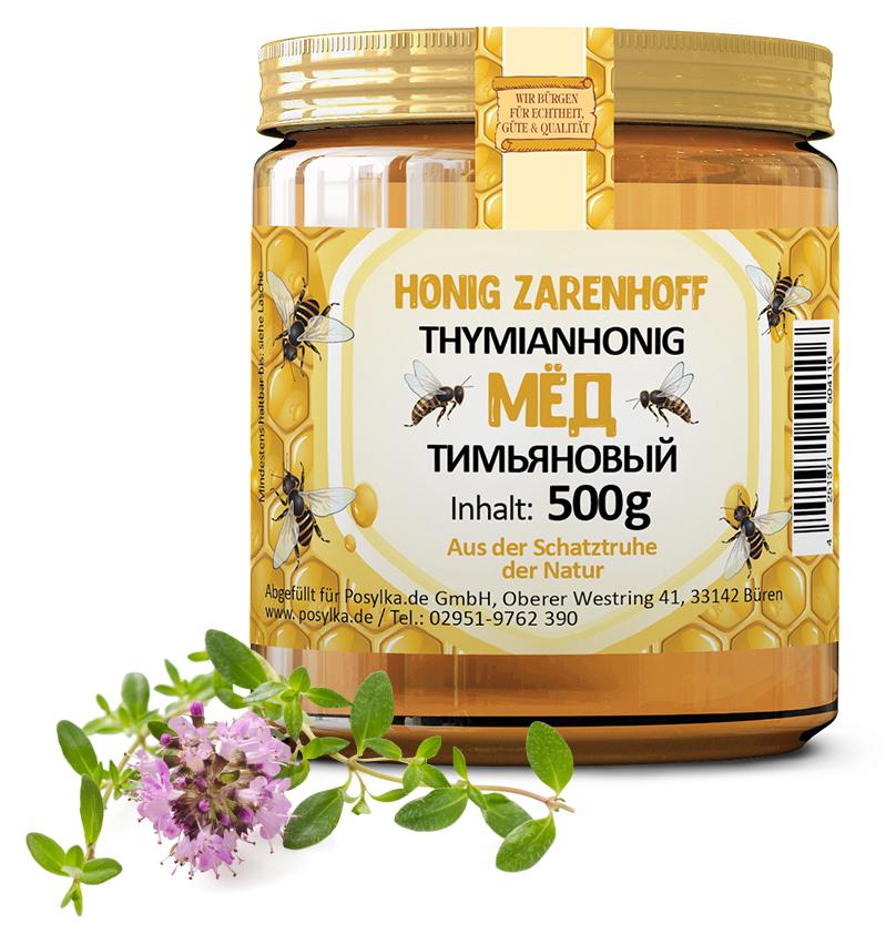 Zarenhoff Thymianhonig flüssig 500 g