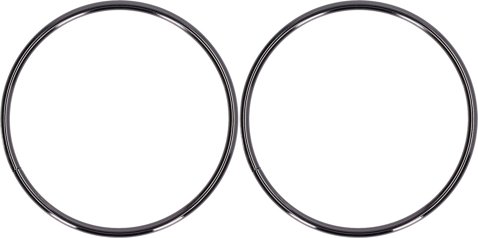 Gistuch 2pcs Handtasche verarbeitet DIY -Zubehör feine Verarbeitung runde Form mit hoher Härte Beutel GriffGray