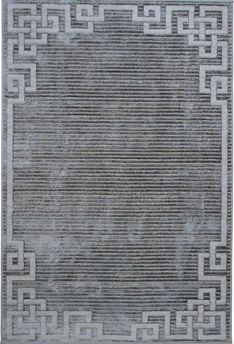 HMD Teppich mit grafischem Muster, 120x170, grau 120733