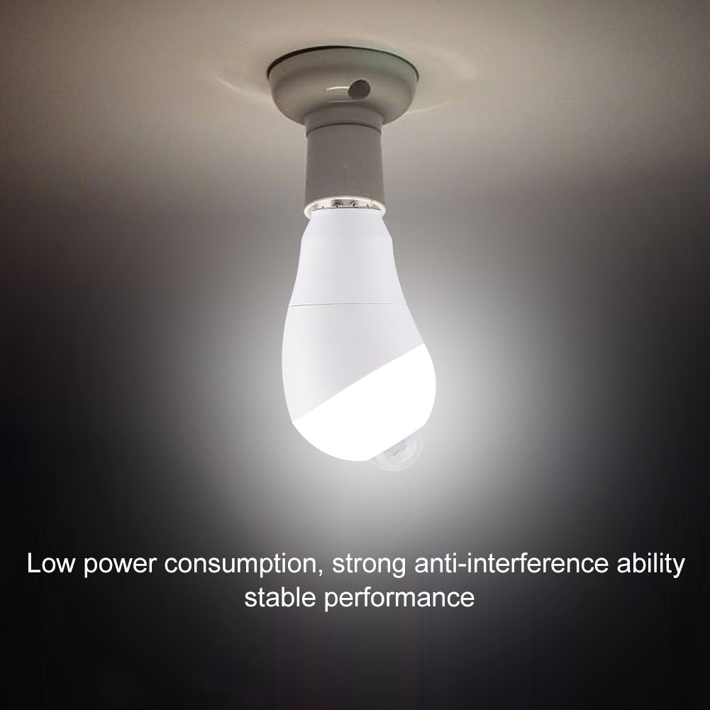 Cocosity Bewegungsmelder-Lampe, Bewegungsmelder-Licht, Bewegungsmelder-Lampe E27, Bewegungsmelder-Glühbirne, LED-Bewegungsmelder-Lampe, Flur-Lampe