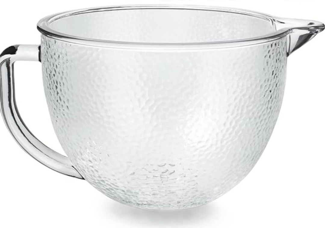 Edelstahl-Rührschüssel Für KitchenAid 4,5 & 5 Quart Kippkopf-Mixer – Mit Griff – Silber – 22 X 22 X 19 Cm