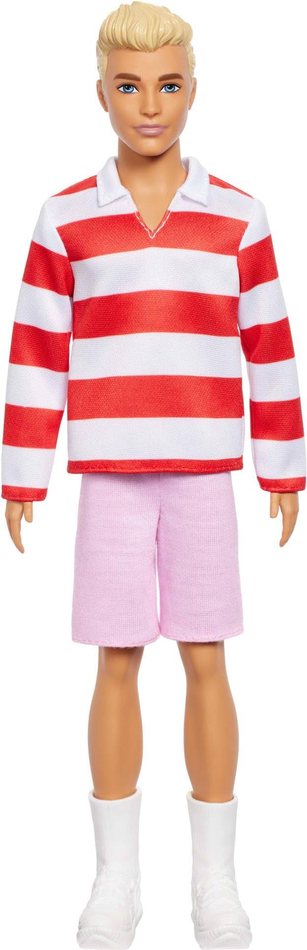 Barbie Ken Beach Bambola Con Costume A Righe – Giocattolo Per Bambini 3+ Anni – GHW43