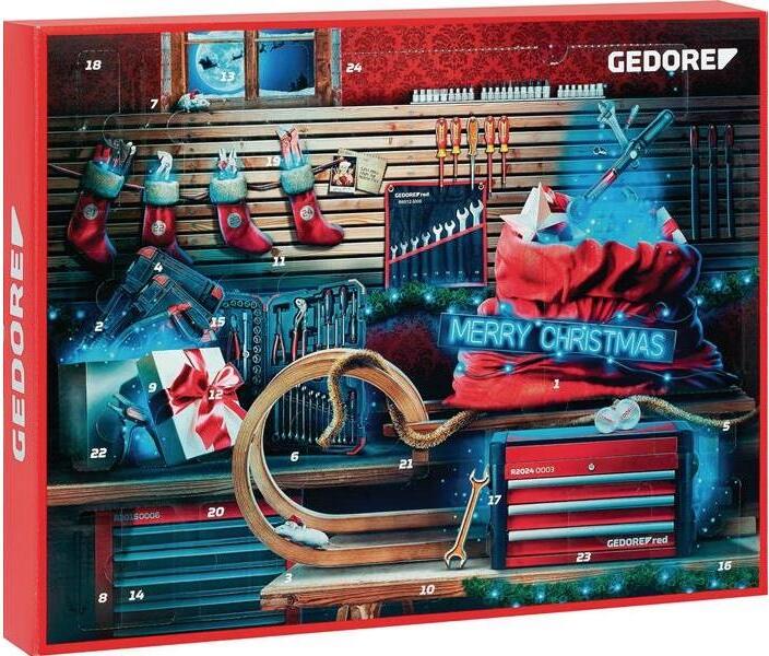 GEDORE ČERVENÝ adventný kalendár 2023, 3304901