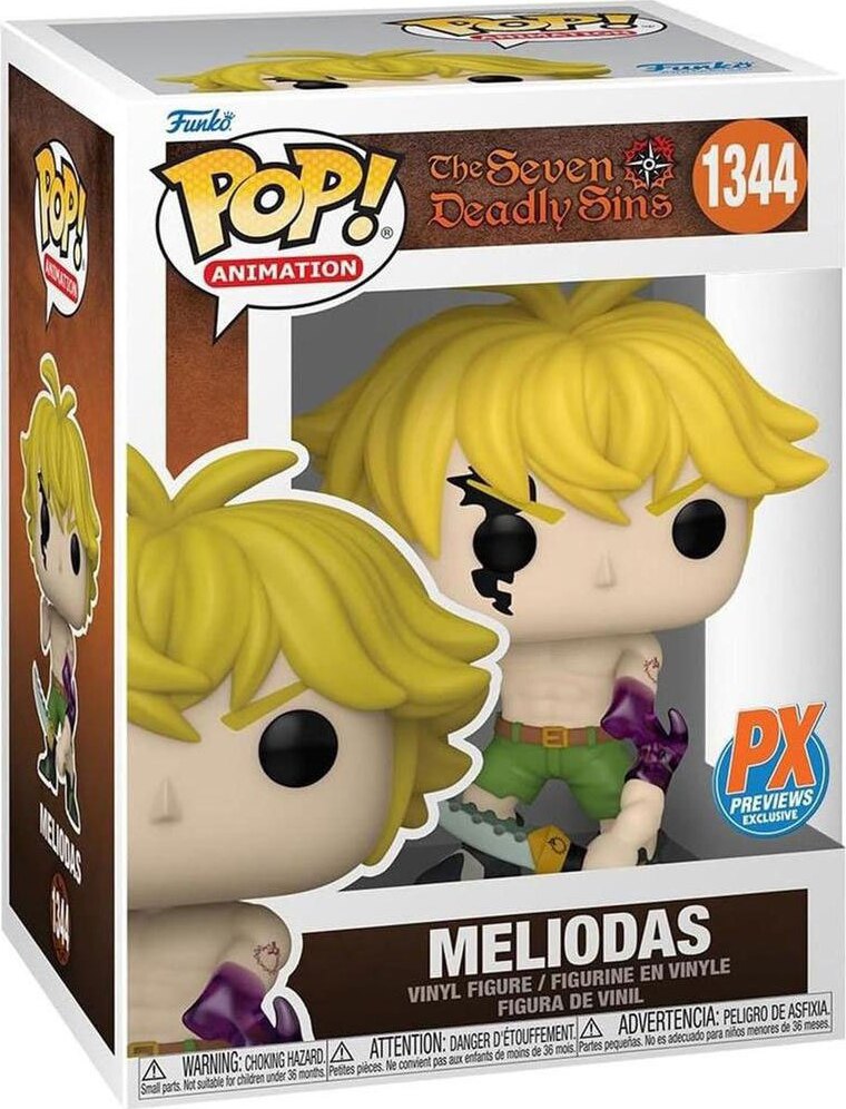 Figur Funko POP the Seven Deadly Sins 1344 Meliodas Special Edition MGS0000019543