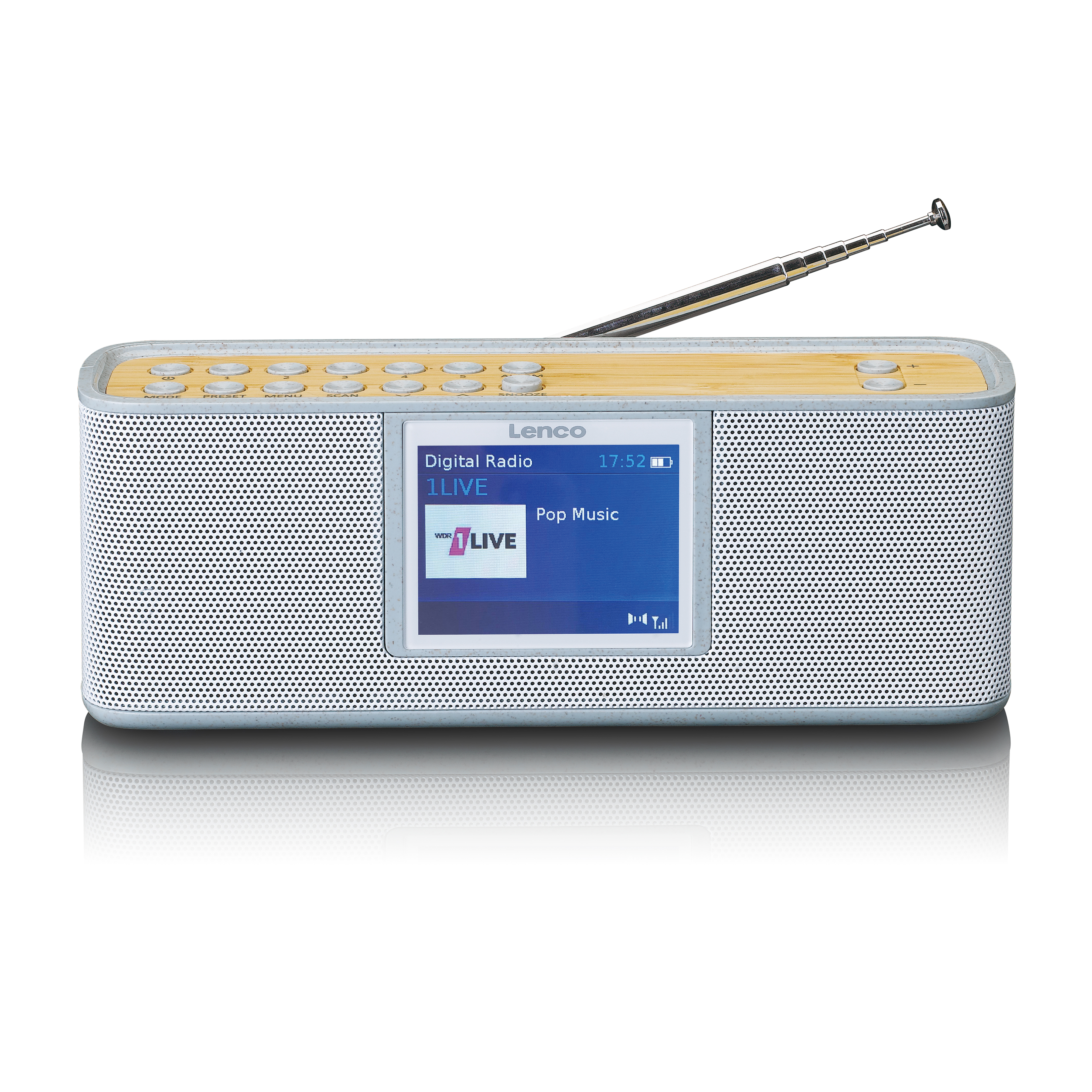 Lenco PDR-046GY - Nachhaltiges DAB+ Radio