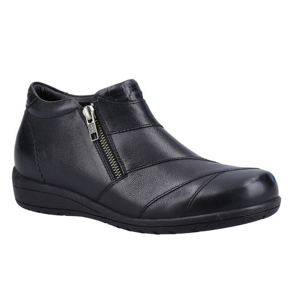 Fleet & Foster - Dámska členková obuv "Friesan", kožená FS10129 (38 EU) (čierna)