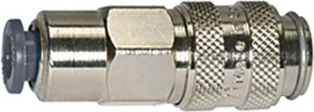 Riegler Schnellverschlusskupplung NW 5, MS vern., push-in Anschluss 8 mm 243.008-N