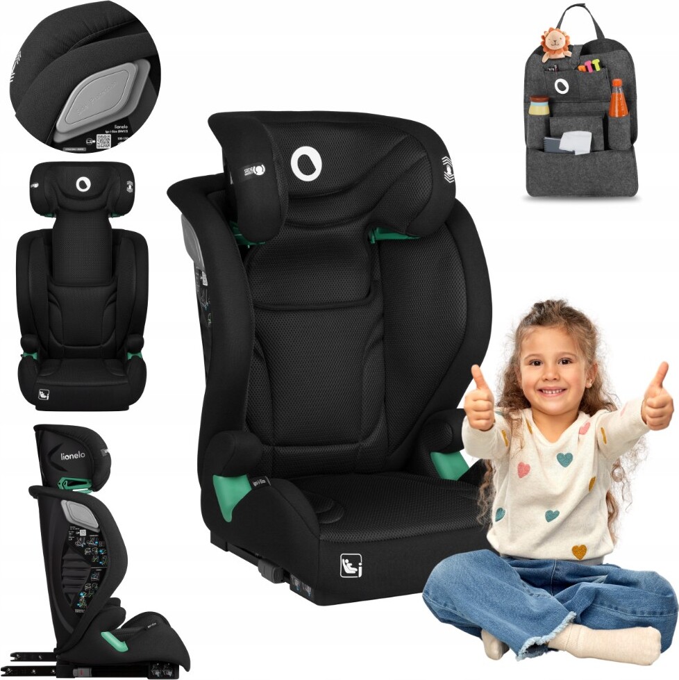 Autositz I-Size Lionelo Igo 100-150Cm Isofix, Breiter Sitz