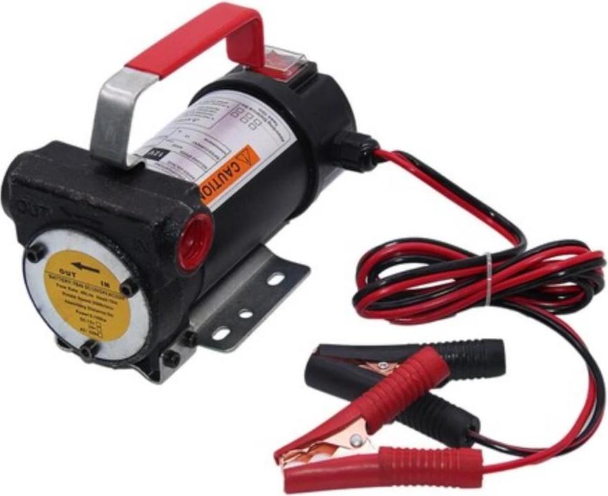 StarTech Dieselpumpe - Kraftstoff- und Öl-Transferpumpe - 12V 175W - Selbstansaugend - 40 l/min - Für Auto/Lkw - Schwarz