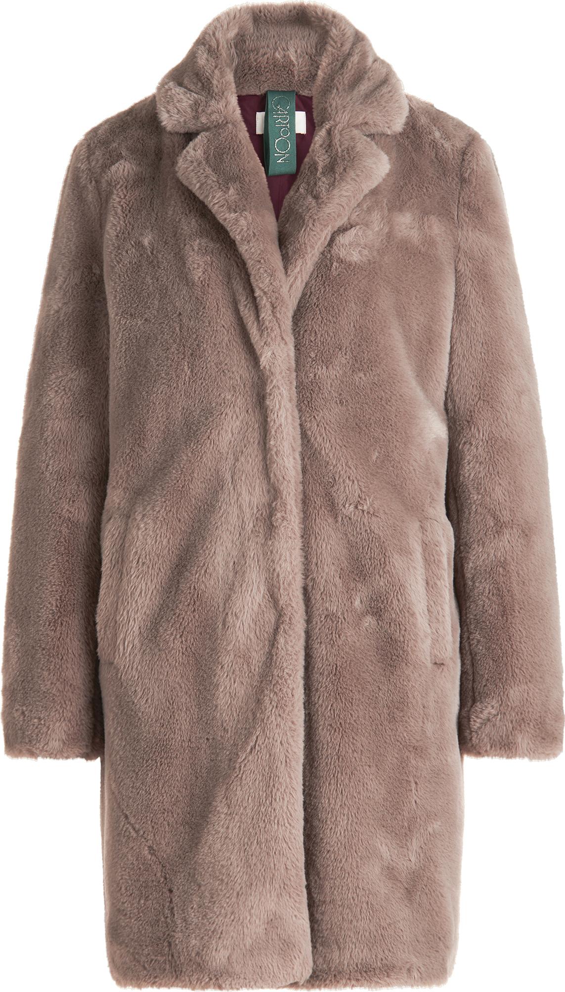 Cartoon Kunstfell-Jacke