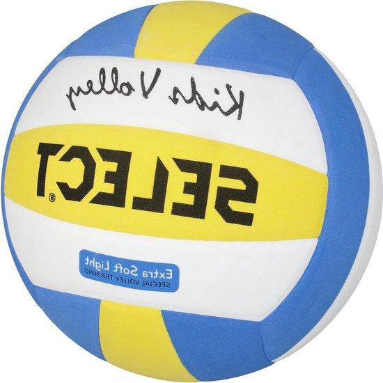 Famanu Volleyball 4 Weiß Blau Gelb - Leichter Kinder Volleyball SHSHOP