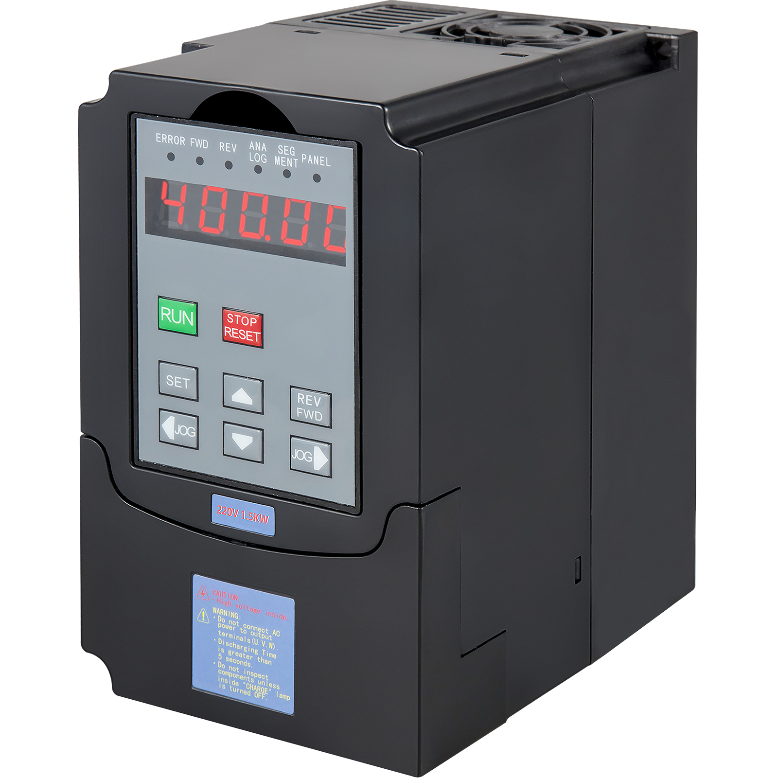 VEVOR Frequenzumrichter 220 V, Frequenzumrichter 5,5 kW, VFD-Wandler, Frequenzwandler für Spindelmotor, Frequenz Umwandler, Wechselrichter für 3 Phasen Drehstrommotoren, Inverter Frequenzumrichter 71185-0