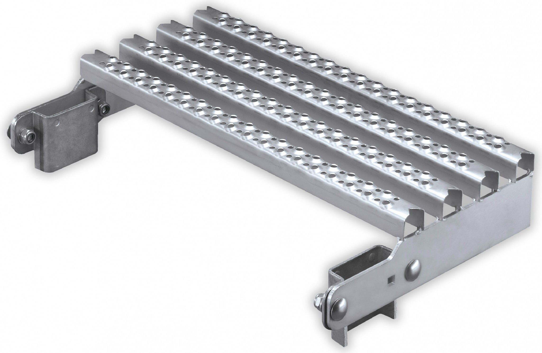 Hailo Austrittsverlängerung für Steigleitern 40x20mm Typ VAO Edelstahl 365-440mm 6009981