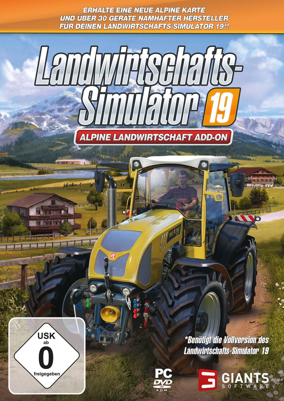 astragon Landwirtschafts-Sim. 19 PC Alpine Offizielles Add-On Alpine Landwirtschaft AS64081