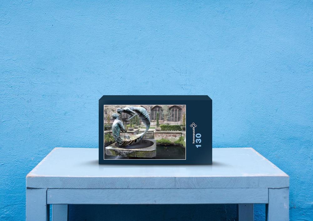 hansepuzzle 58155 - Mahnmal Puzzle, 130 Teile, Hintergründe, 28,7 x 20,0cm mit hochwertiger Aufbewahrung, Kartonbox und wiederverschließbarem Beutel 48155