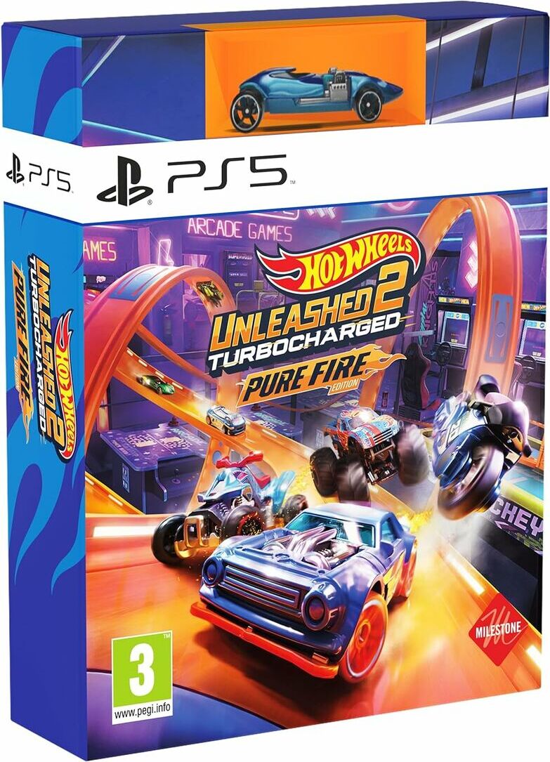PlayStation 5 Videospiel Milestone Hot Wheels Unleashed 2: Turbocharged - Pure Fire Edition (FR)
