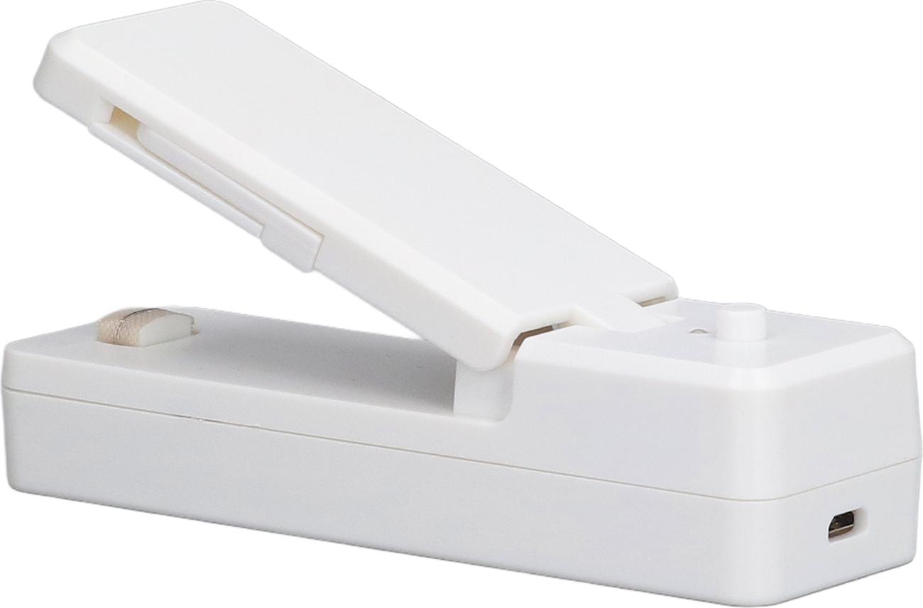 Prenosná miniatúrna zatváračka sáčkov s magnetom USB nabíjanie plastového zatváracieho stroja pre domácu kuchyňu.